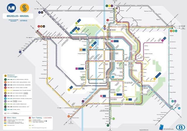 布鲁塞尔火车站地图