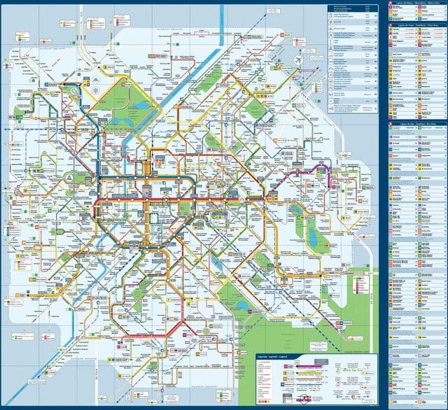 布鲁塞尔交通地图
